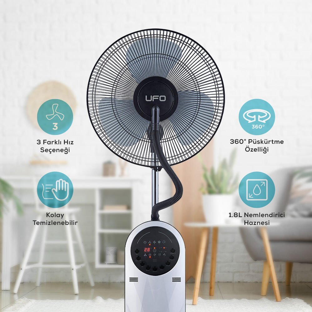 UFO ATB - 01 Portable Fan with Cold Mist - UFOHEATERS