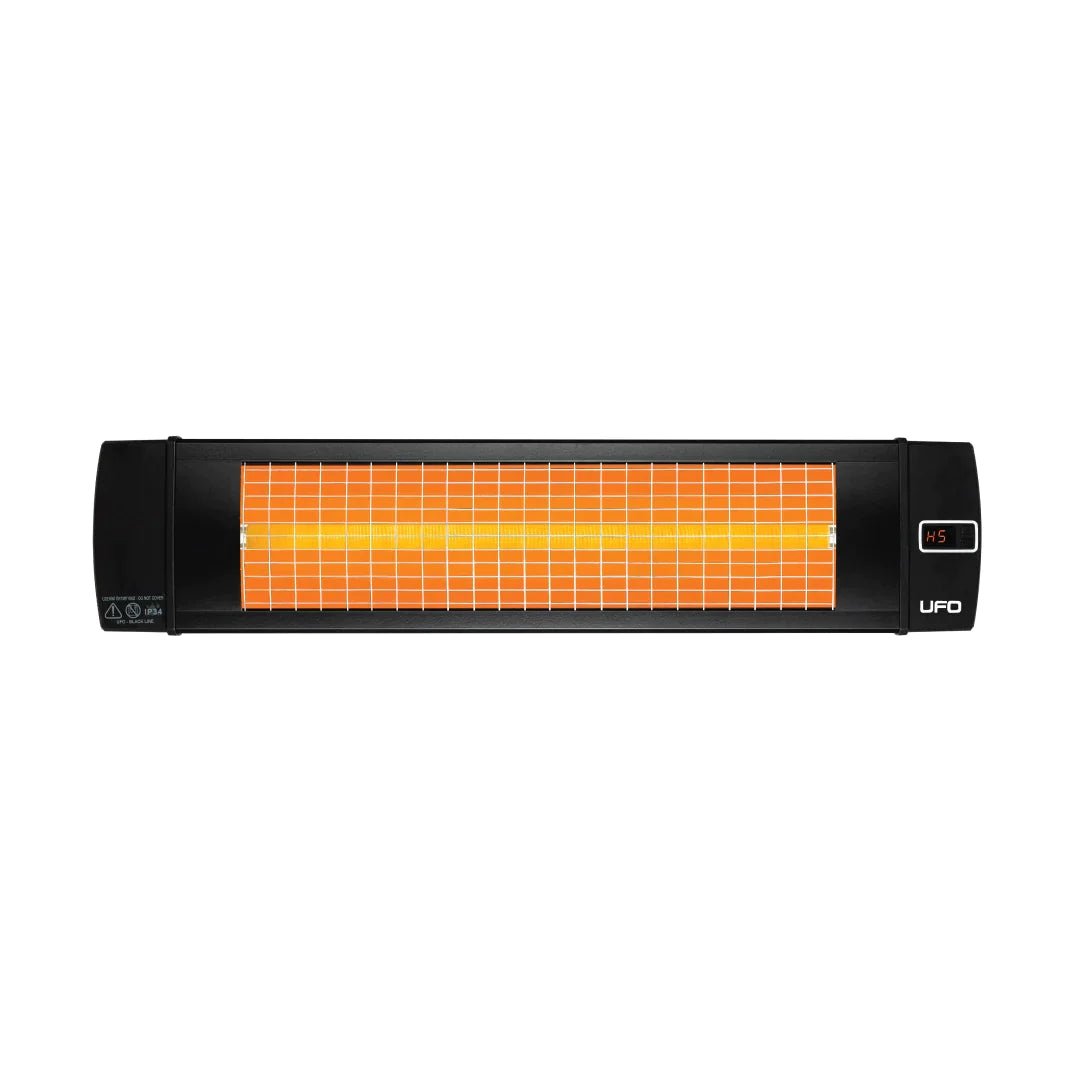 UFO Blackline 20, Infrared Heater with Remote for Indoor and Outdoor, Horizontal and Vertical Use - UFOHEATERS