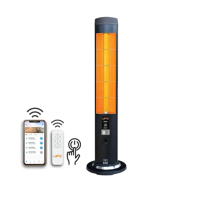 UFO THERAPY SMART / MOBILE COMPATIBLE / PROGRAMMABLE - SMART / 2300W - TOWER TYPE / ENERGY SAVING MODE - UFOHEATERS